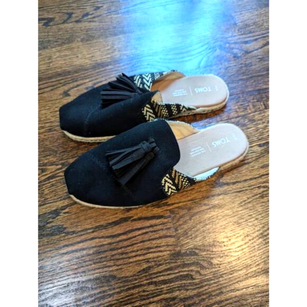 TOMS Nova Espadrille Slip On Mules